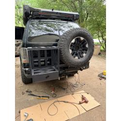 Chevrolet Suburban & Yukon XL models 2000 - 2006 Rear Bumper with swing arms for Barn Door models